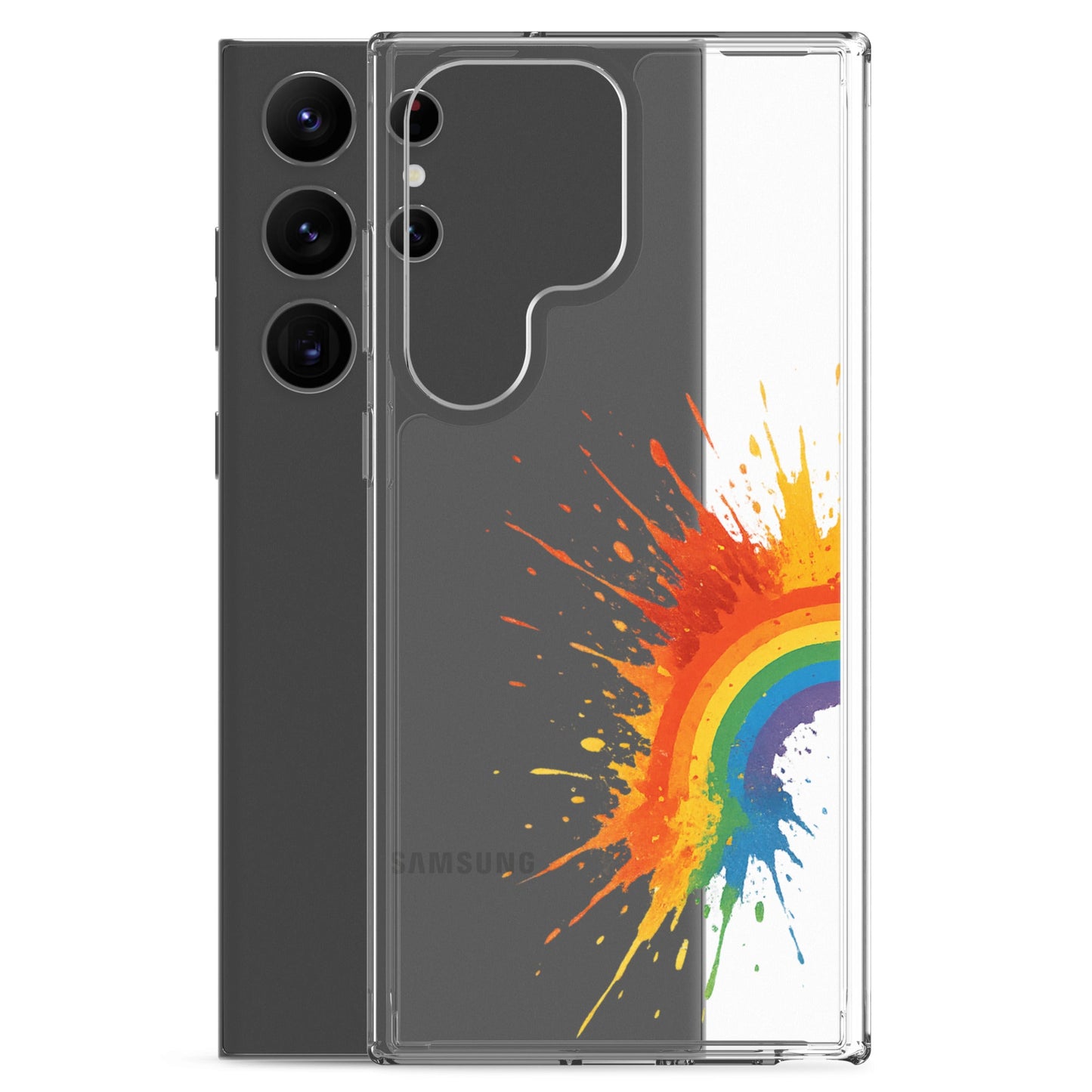 Explosive Rainbow - Clear Case for Samsung® - Studio ZD - Studio ZD - 