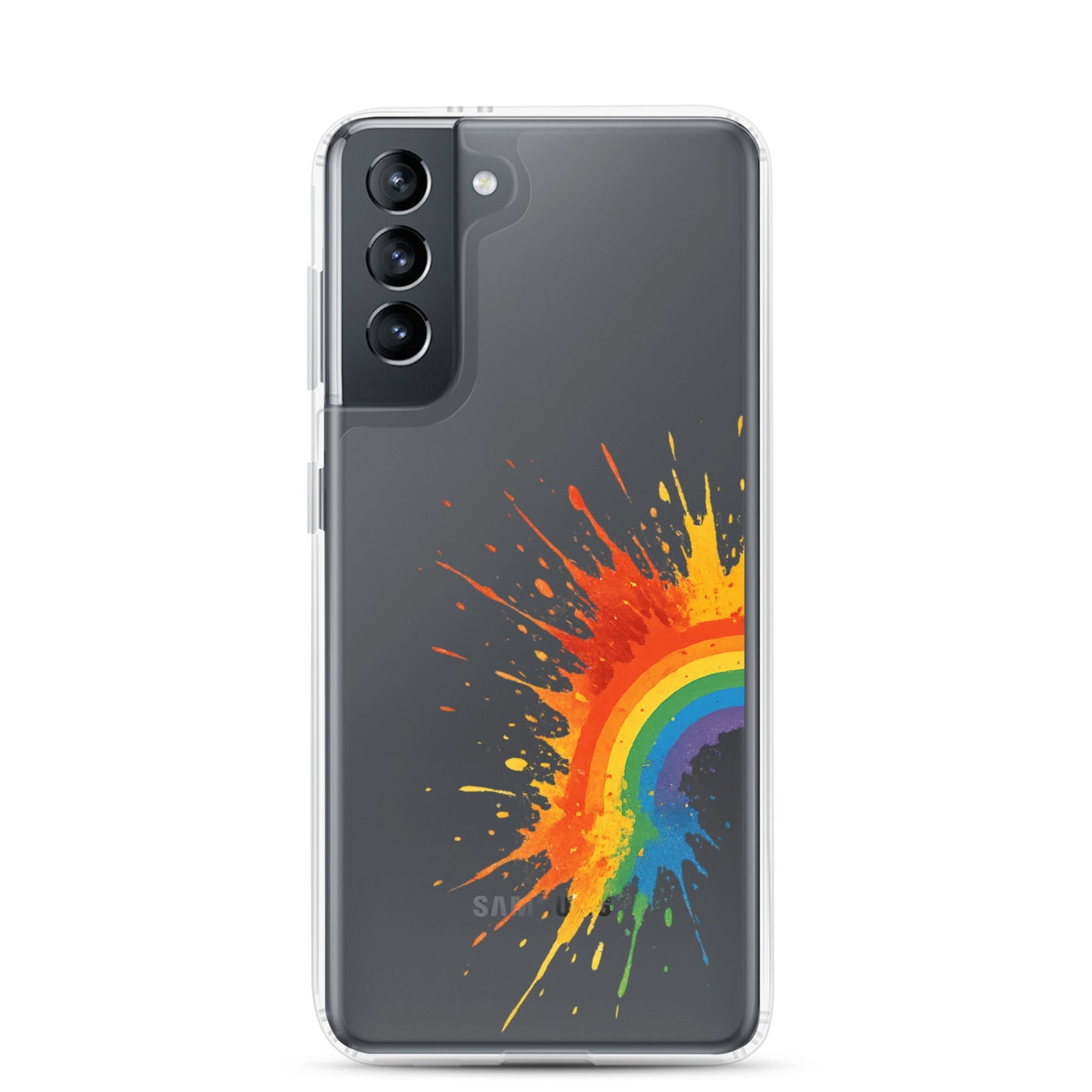 Explosive Rainbow - Clear Case for Samsung® - Studio ZD - Studio ZD - 