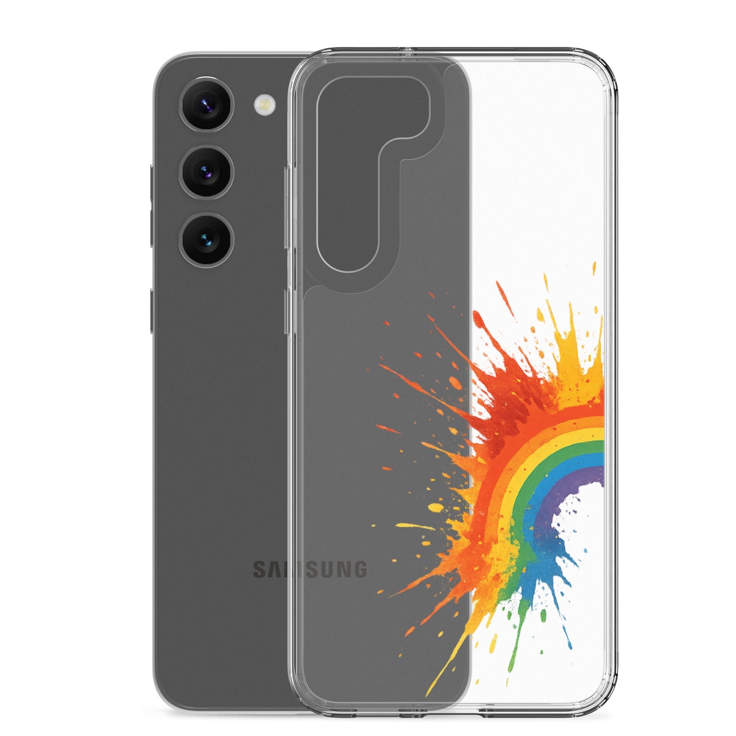 Explosive Rainbow - Clear Case for Samsung® - Studio ZD - Studio ZD - 