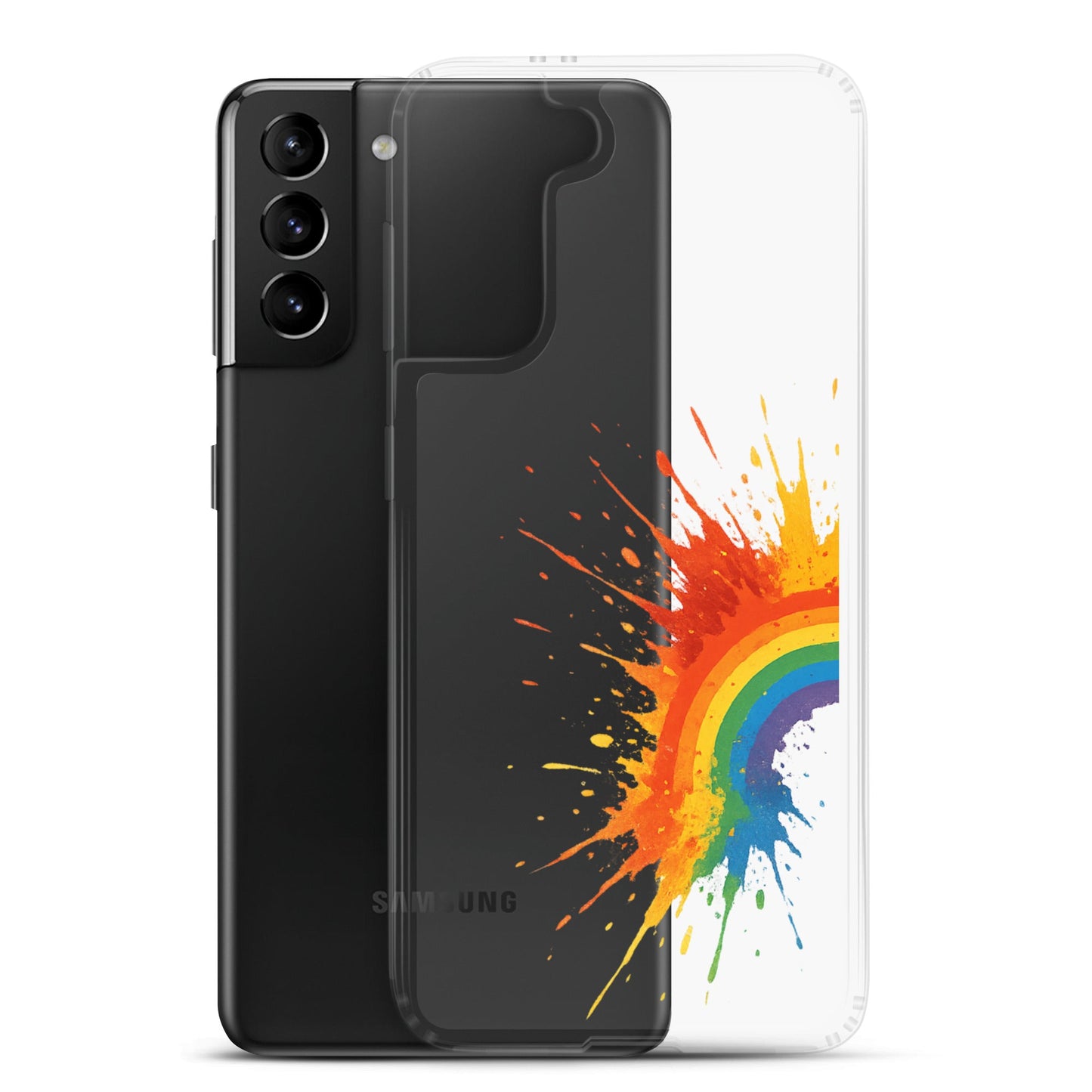 Explosive Rainbow - Clear Case for Samsung® - Studio ZD - Studio ZD - 