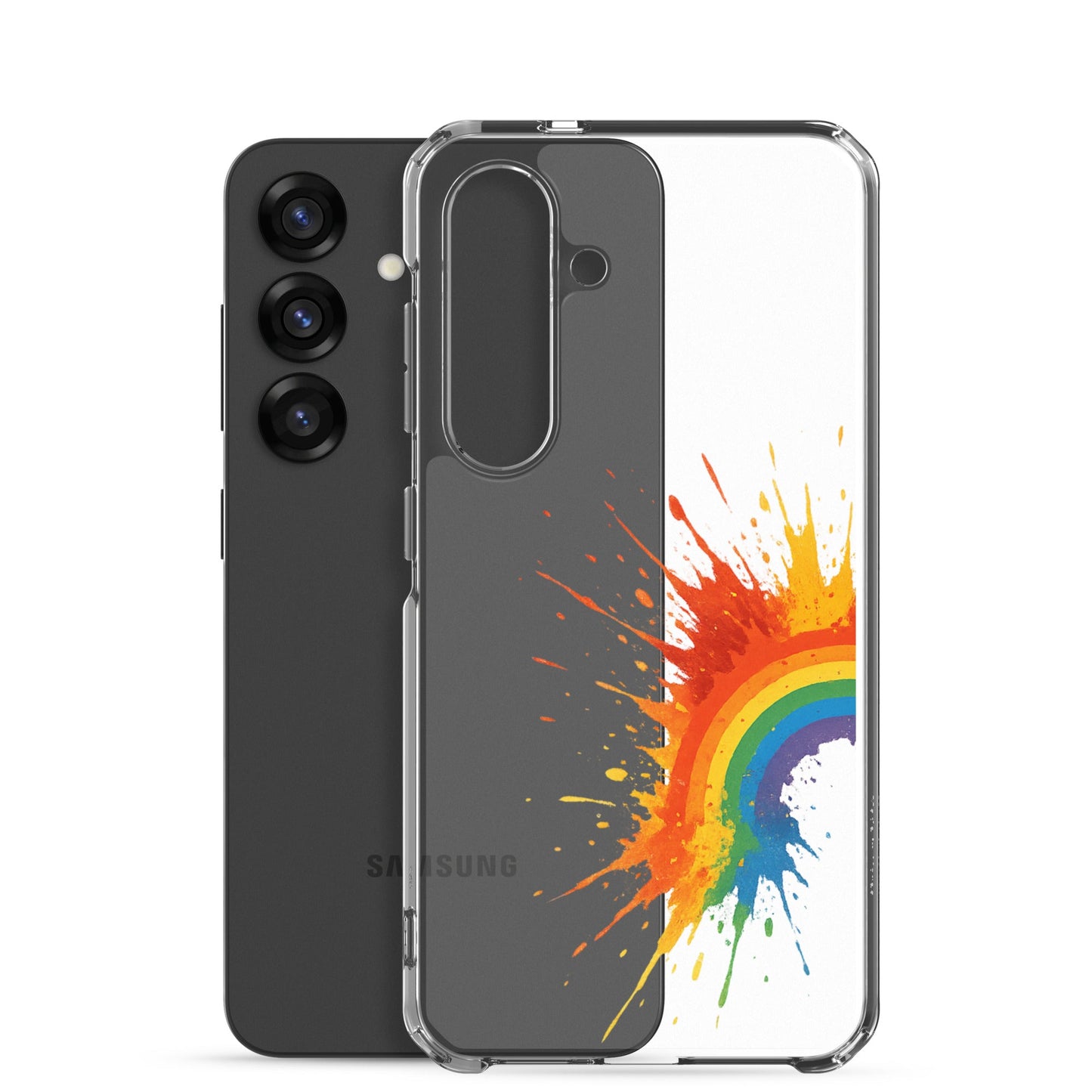 Explosive Rainbow - Clear Case for Samsung® - Studio ZD - Studio ZD - 