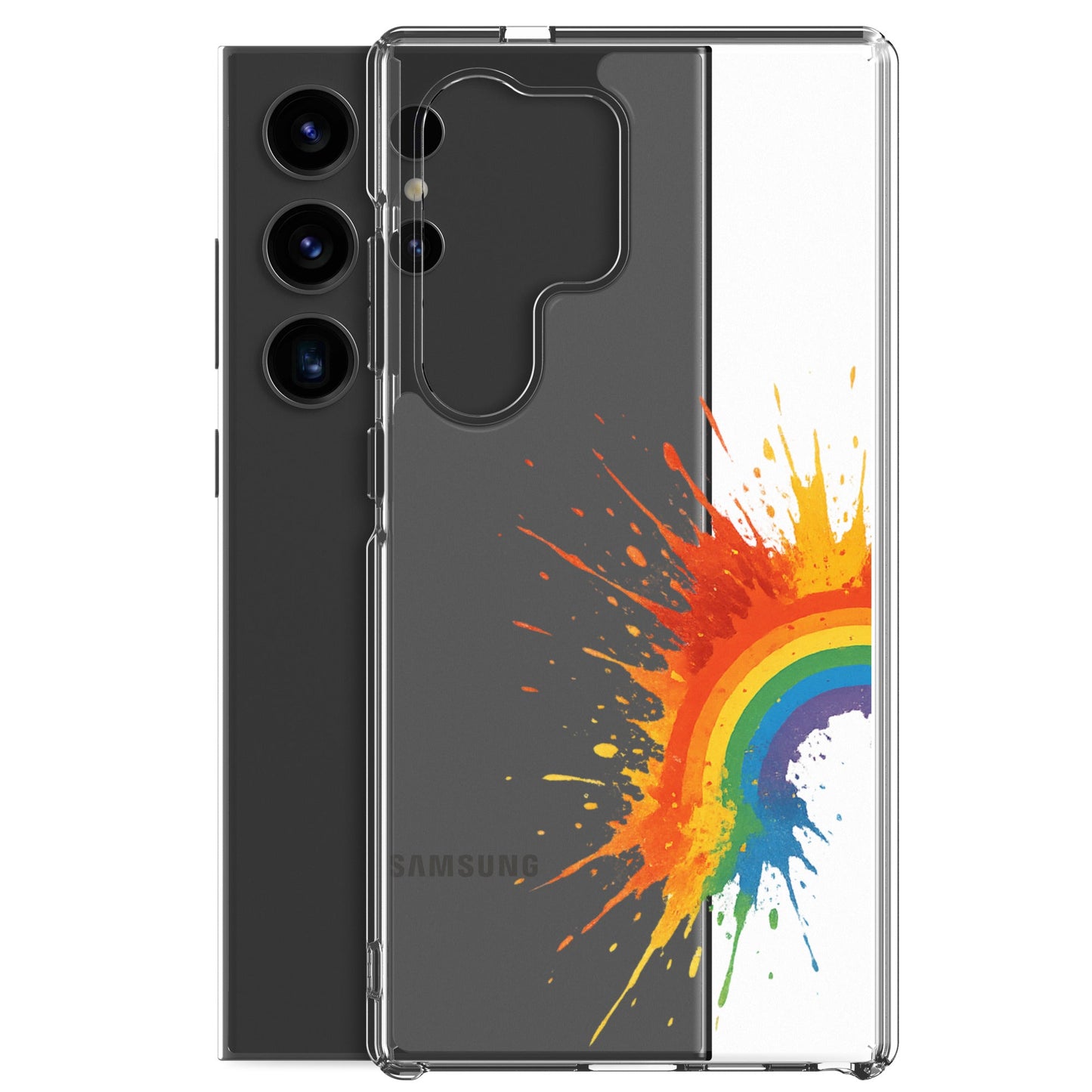 Explosive Rainbow - Clear Case for Samsung® - Studio ZD - Studio ZD - 