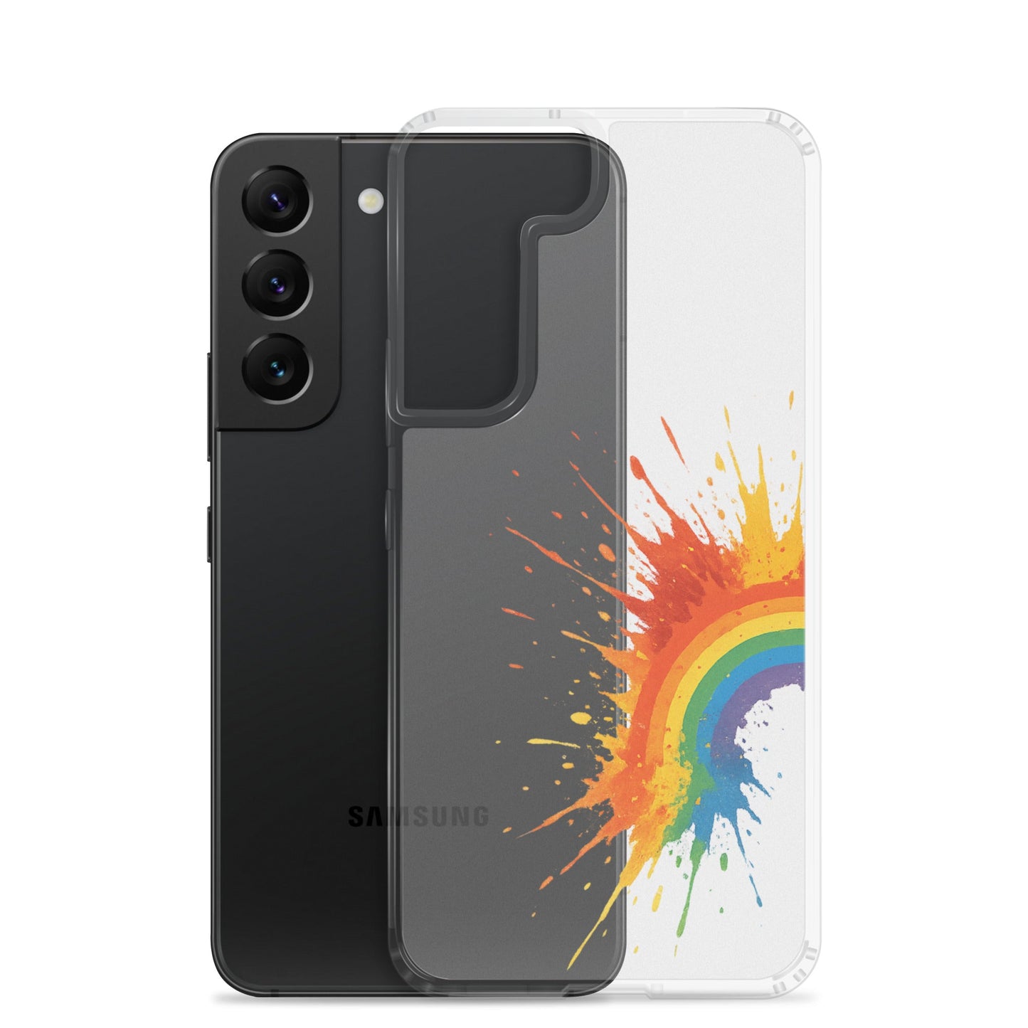 Explosive Rainbow - Clear Case for Samsung® - Studio ZD - Studio ZD - 