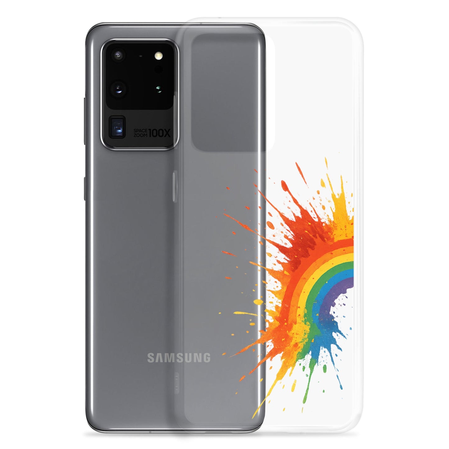 Explosive Rainbow - Clear Case for Samsung® - Studio ZD - Studio ZD - 