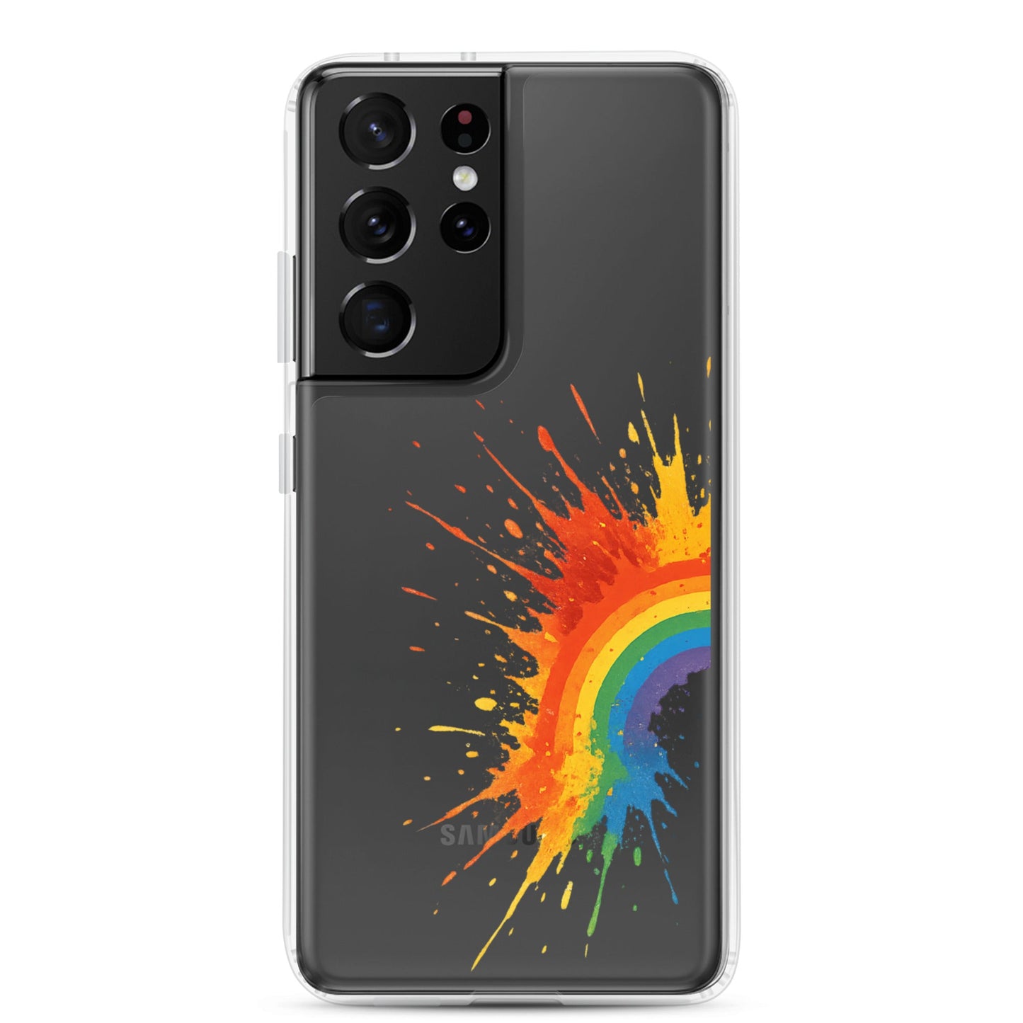 Explosive Rainbow - Clear Case for Samsung® - Studio ZD - Studio ZD - 