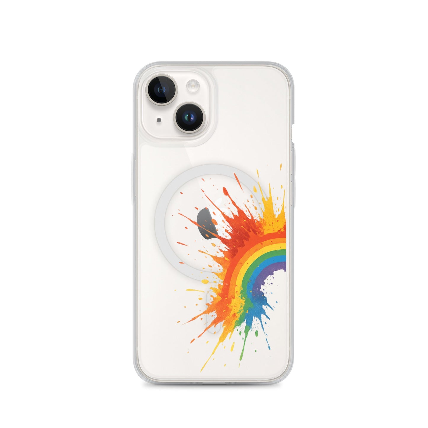 Explosive Rainbow - MagSafe® Clear Case for iPhone® - Studio ZD - 