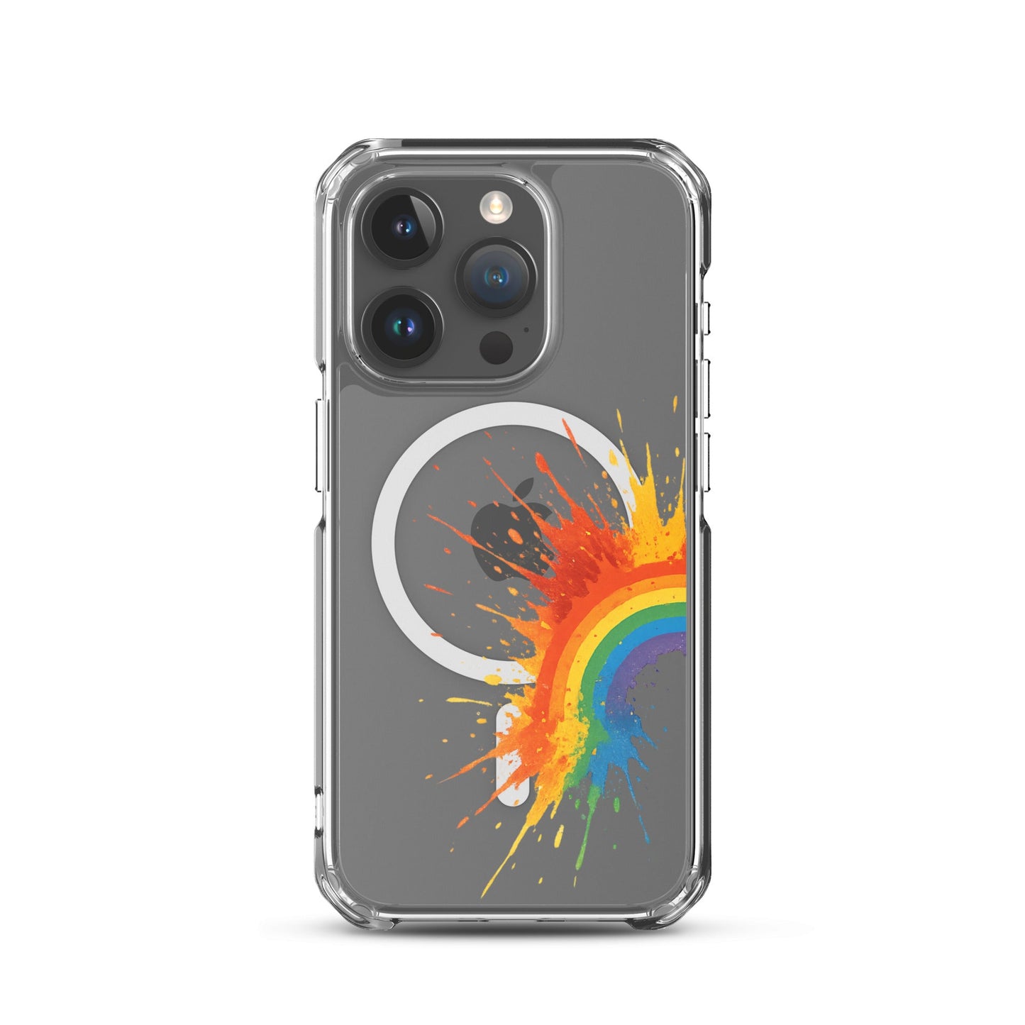 Explosive Rainbow - MagSafe® Clear Case for iPhone® - Studio ZD - 