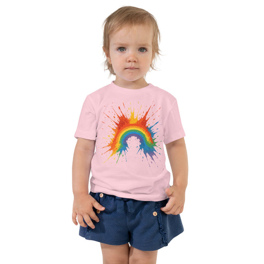 Explosive Rainbow - Toddler - Short Sleeve Tee - Studio ZD - 