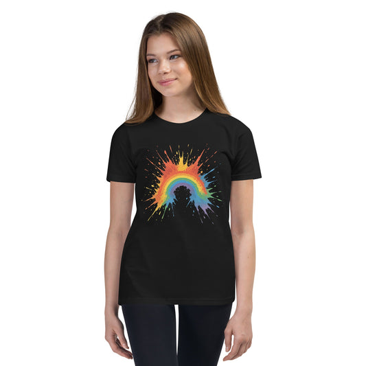 Explosive Rainbow - Youth - Short Sleeve T-Shirt - Studio ZD - 