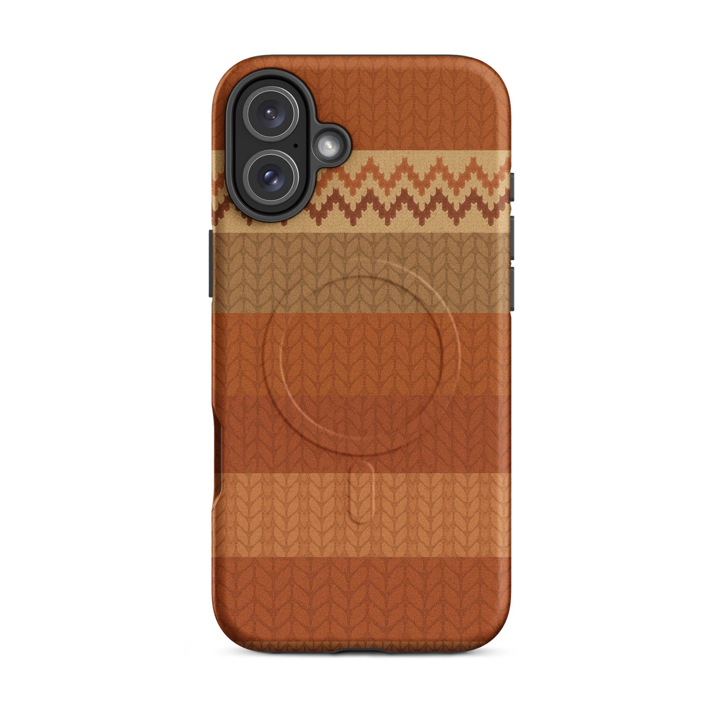 Fair Isle Knit - MagSafe® tough case for iPhone® - Studio ZD - 