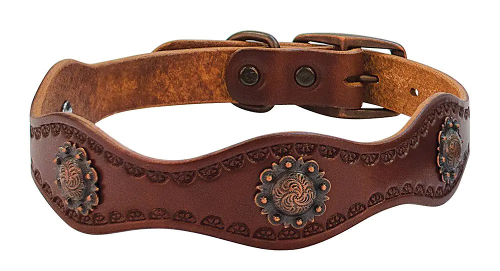 Weaver Leather Sundance Dog Collar 5/8 x 11-Inch Brown