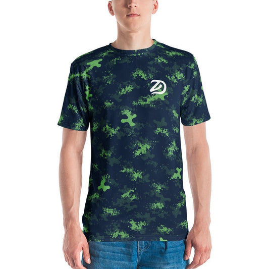 Hybrid Camo Green/Blue - Men's T-shirt - Studio ZD - 