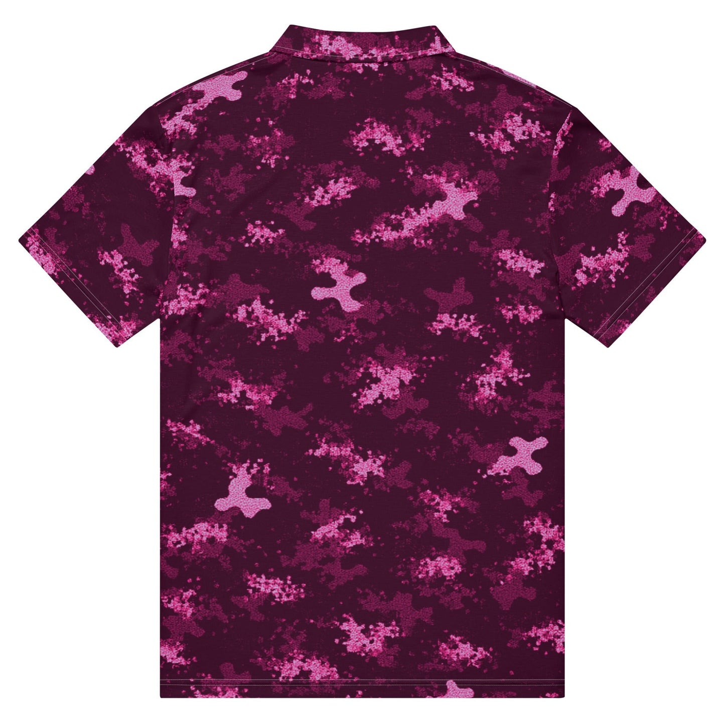 Hybrid Camo Pink - Men’s Slim Fit Polo - Golf ZD - Studio ZD - 