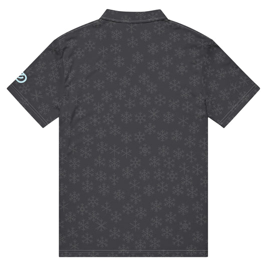 Ice Golf + Golf ZD - Black Ice - Men’s Slim Fit Polo - Studio ZD - 