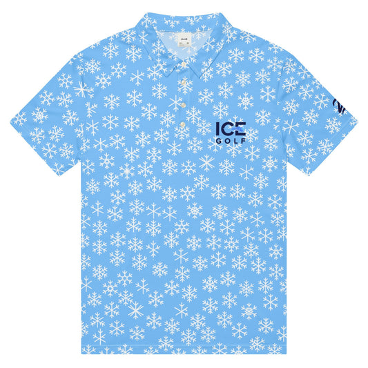 Ice Golf + Golf ZD - Carolina Snow - Men’s Slim Fit Polo - Studio ZD - 