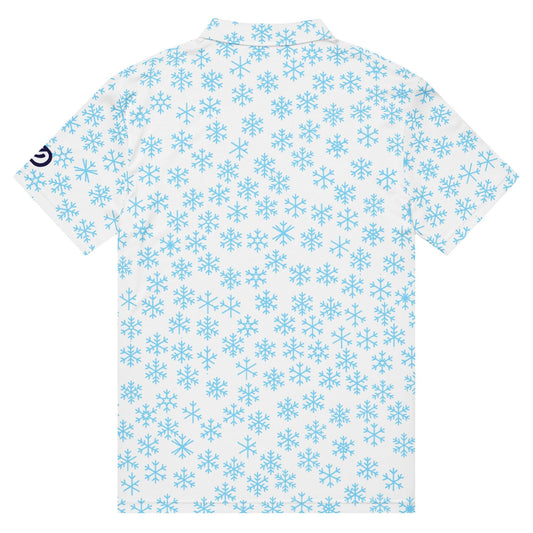 Ice Golf + Golf ZD - Whiteout - Men’s Slim Fit Polo - Studio ZD - 