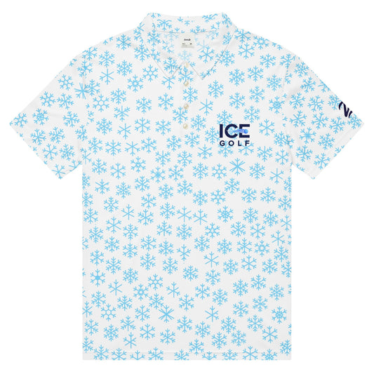 Ice Golf + Golf ZD - Whiteout - Men’s Slim Fit Polo - Studio ZD - 