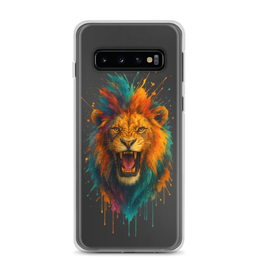 Paint Splash Lion - Clear Case for Samsung® - Studio ZD - 