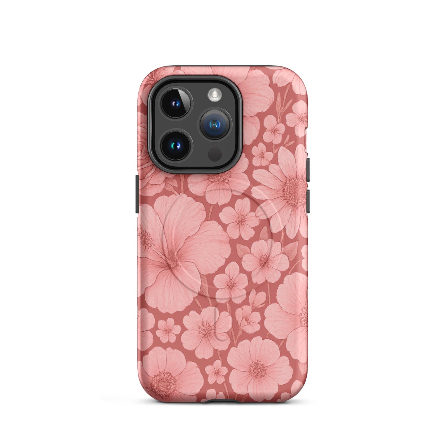 Pink Floral Escape - MagSafe® tough case for iPhone® - Studio ZD - Studio ZD - 