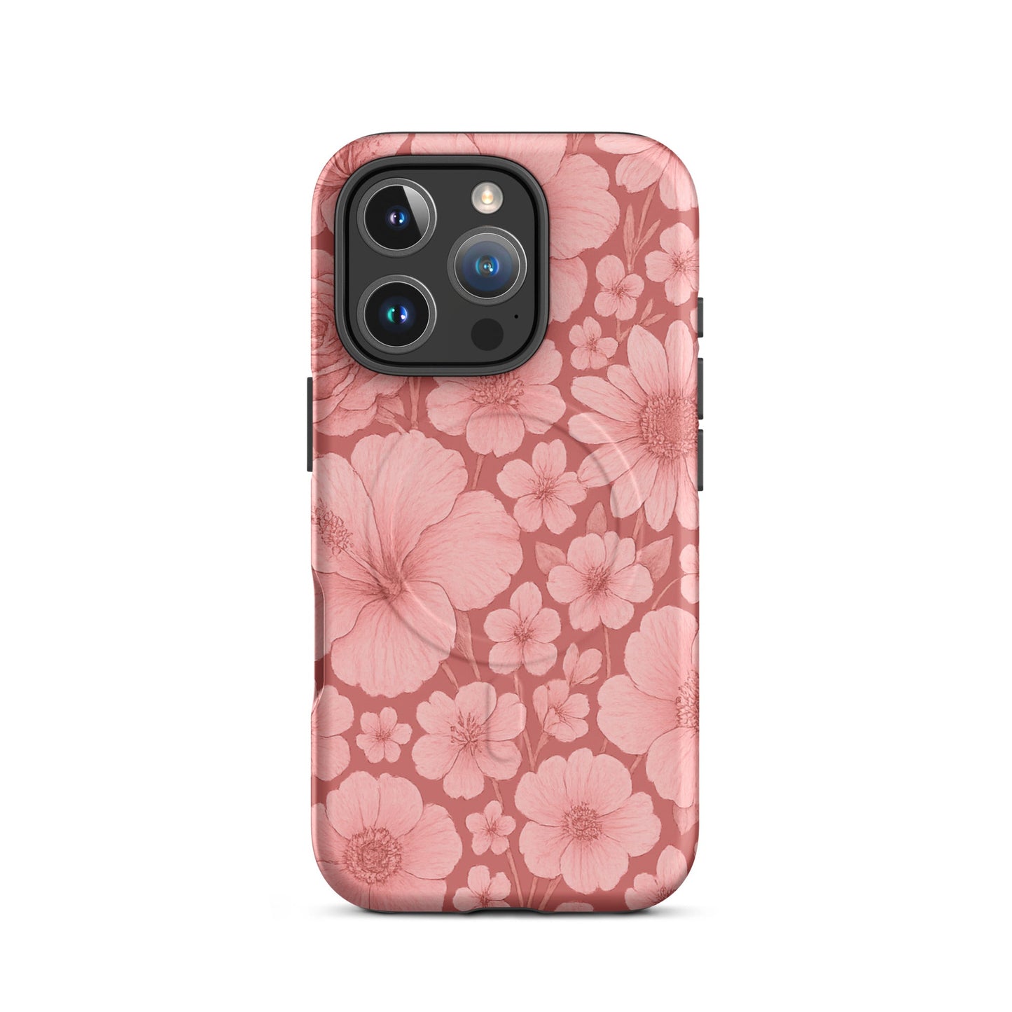 Pink Floral Escape - MagSafe® tough case for iPhone® - Studio ZD - Studio ZD - 