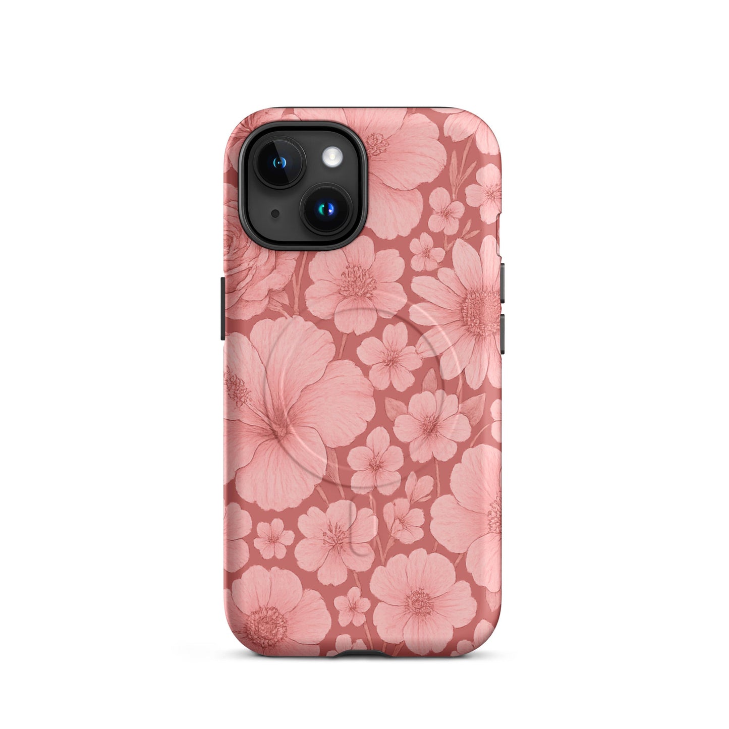 Pink Floral Escape - MagSafe® tough case for iPhone® - Studio ZD - Studio ZD - 