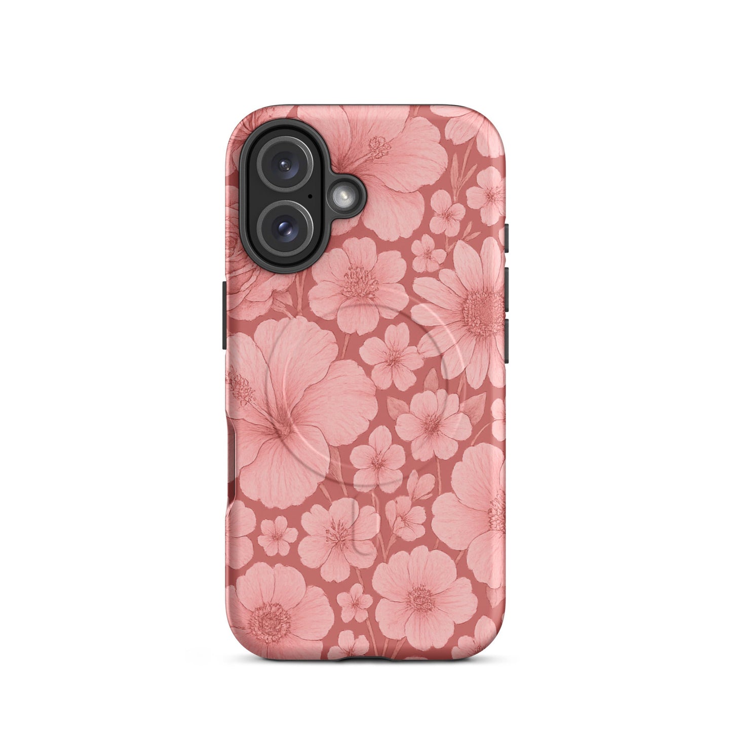 Pink Floral Escape - MagSafe® tough case for iPhone® - Studio ZD - Studio ZD - 