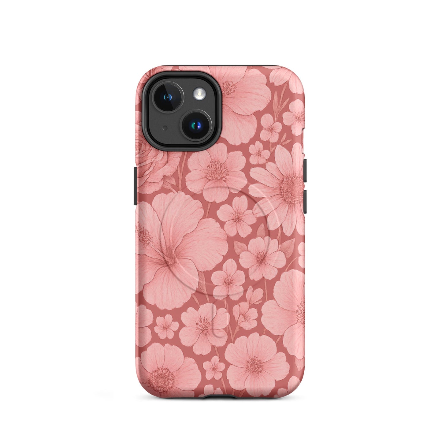 Pink Floral Escape - MagSafe® tough case for iPhone® - Studio ZD - Studio ZD - 