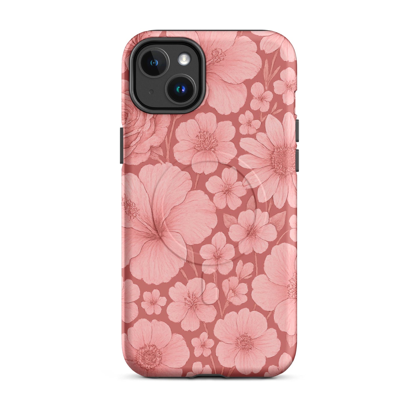 Pink Floral Escape - MagSafe® tough case for iPhone® - Studio ZD - Studio ZD - 