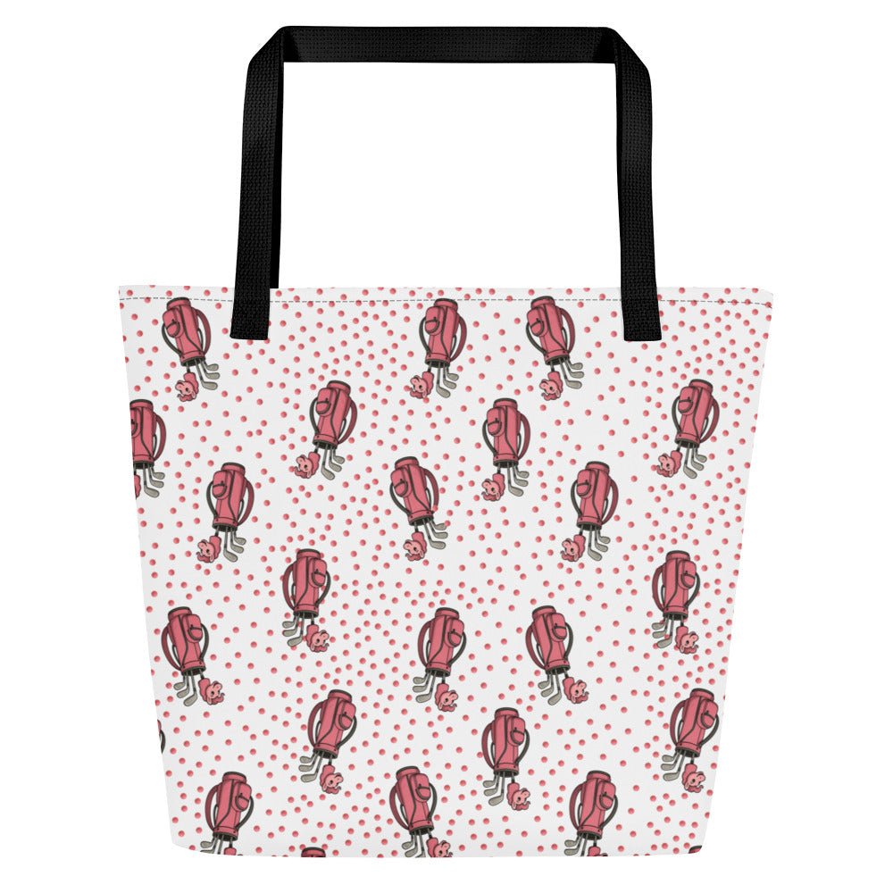 Pink Pony Clubs - Large Tote Bag with Pocket - Studio ZD - 