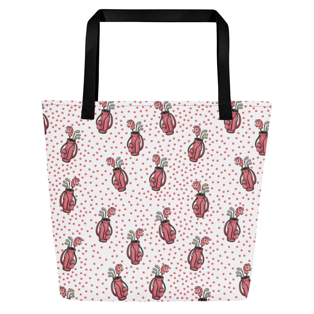 Pink Pony Clubs - Large Tote Bag with Pocket - Studio ZD - 