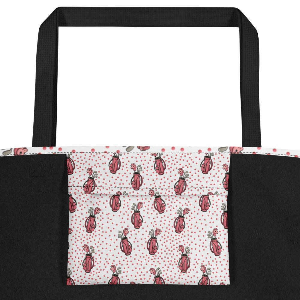 Pink Pony Clubs - Large Tote Bag with Pocket - Studio ZD - 