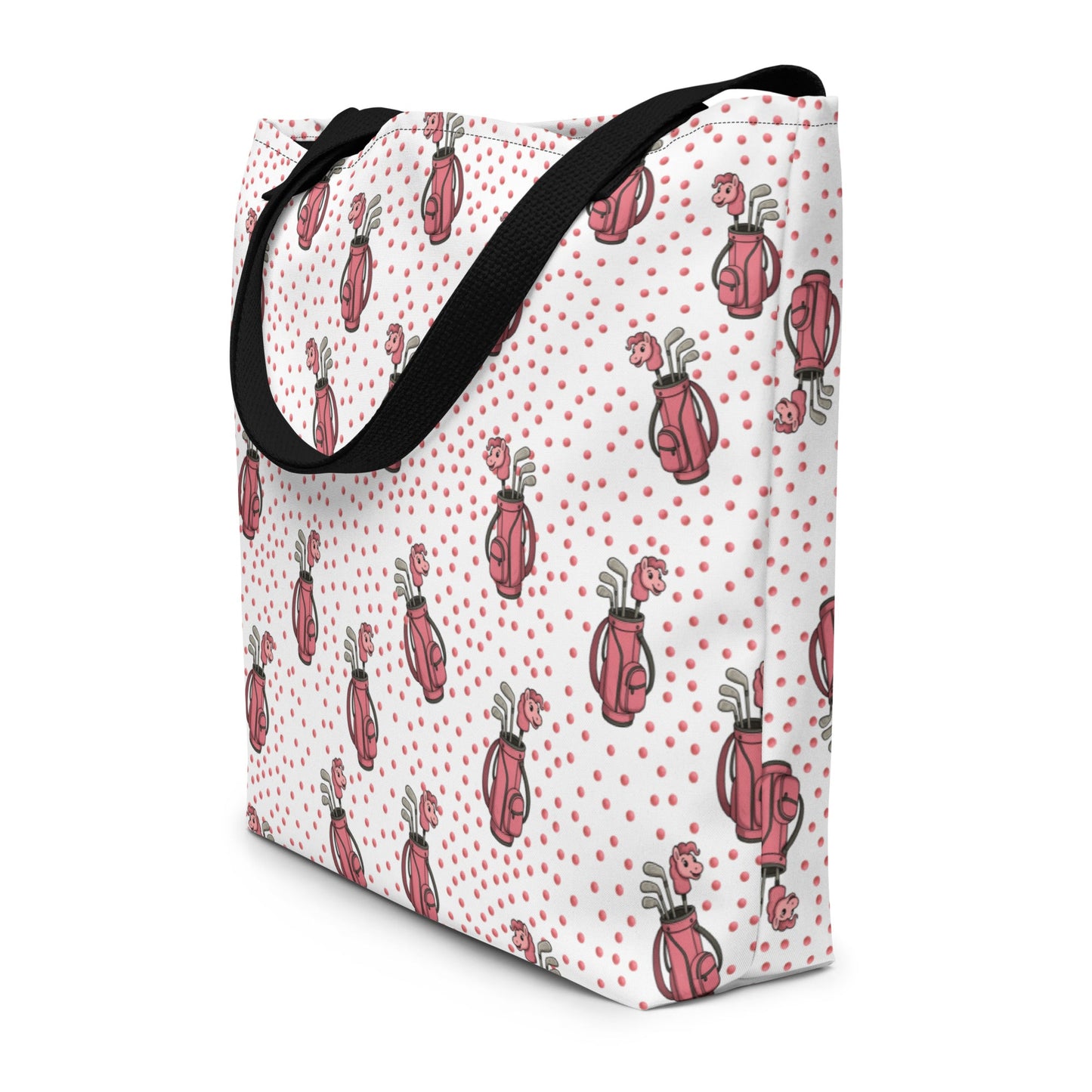 Pink Pony Clubs - Large Tote Bag with Pocket - Studio ZD - 