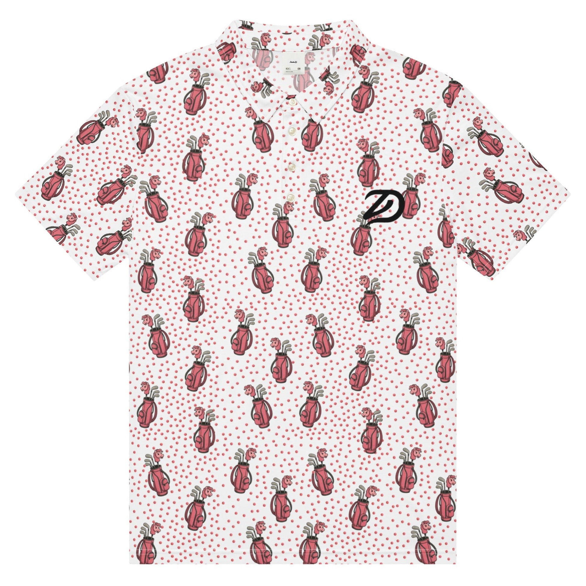 Pink Pony Clubs - Men’s Slim Fit Polo - Golf ZD - Studio ZD - 