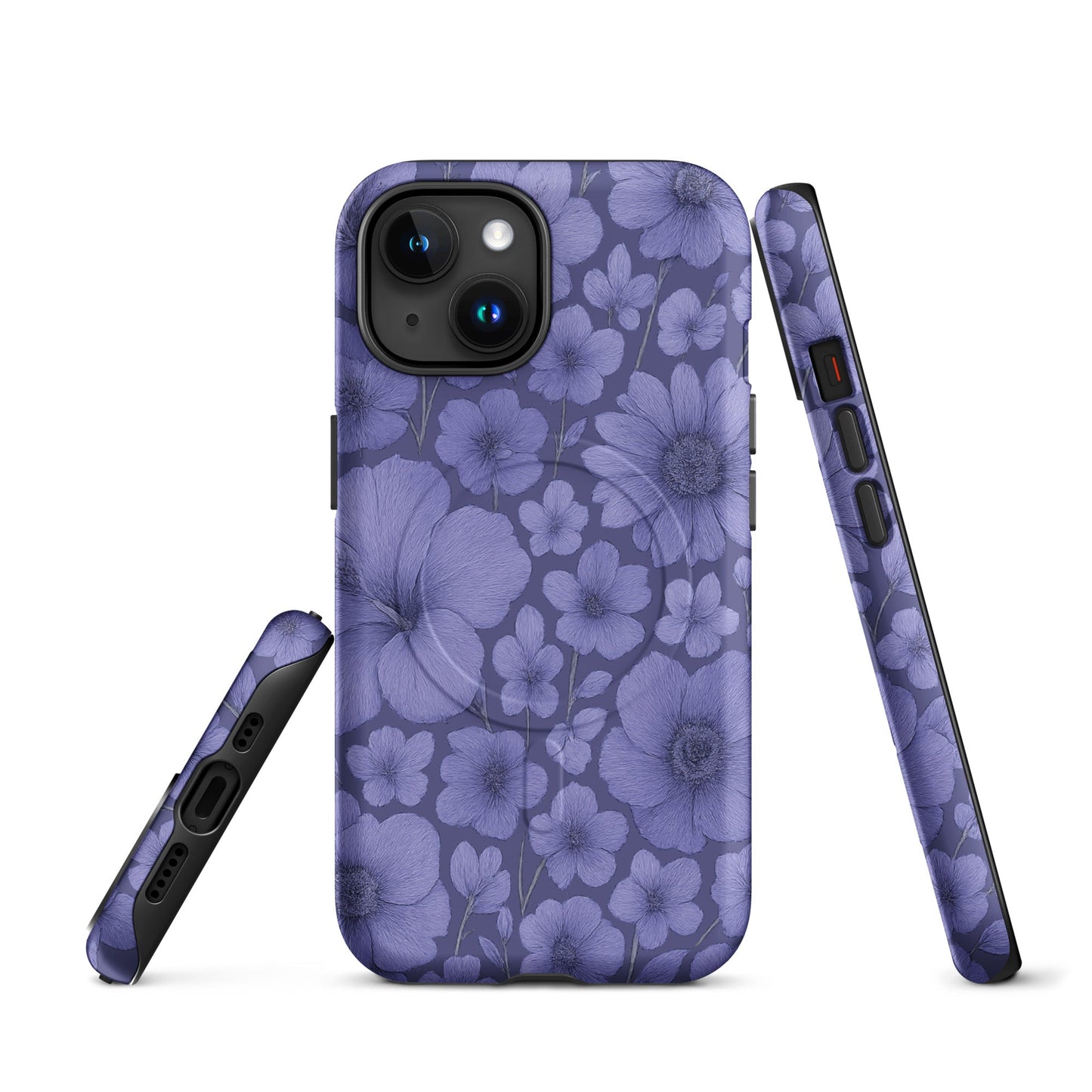 Purple Floral Escape - MagSafe® tough case for iPhone® - Studio ZD - 