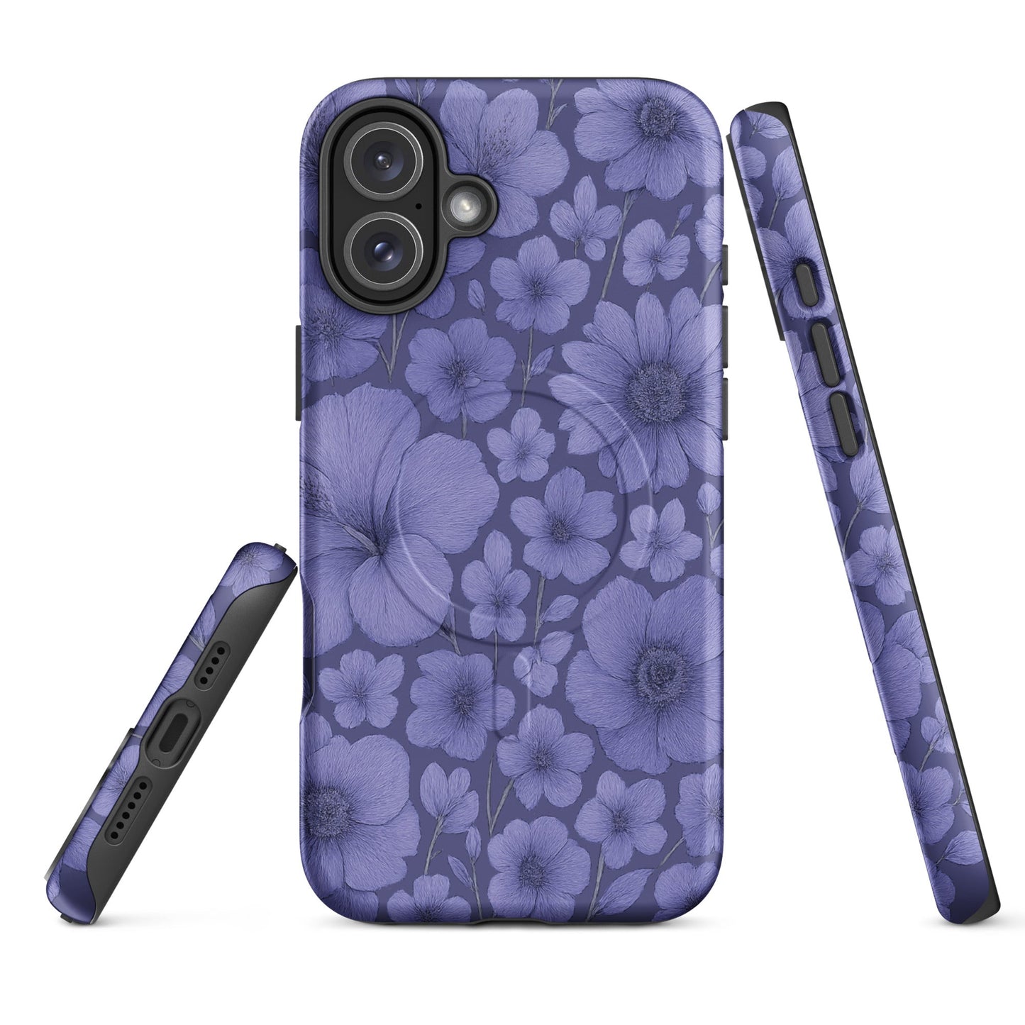 Purple Floral Escape - MagSafe® tough case for iPhone® - Studio ZD - 