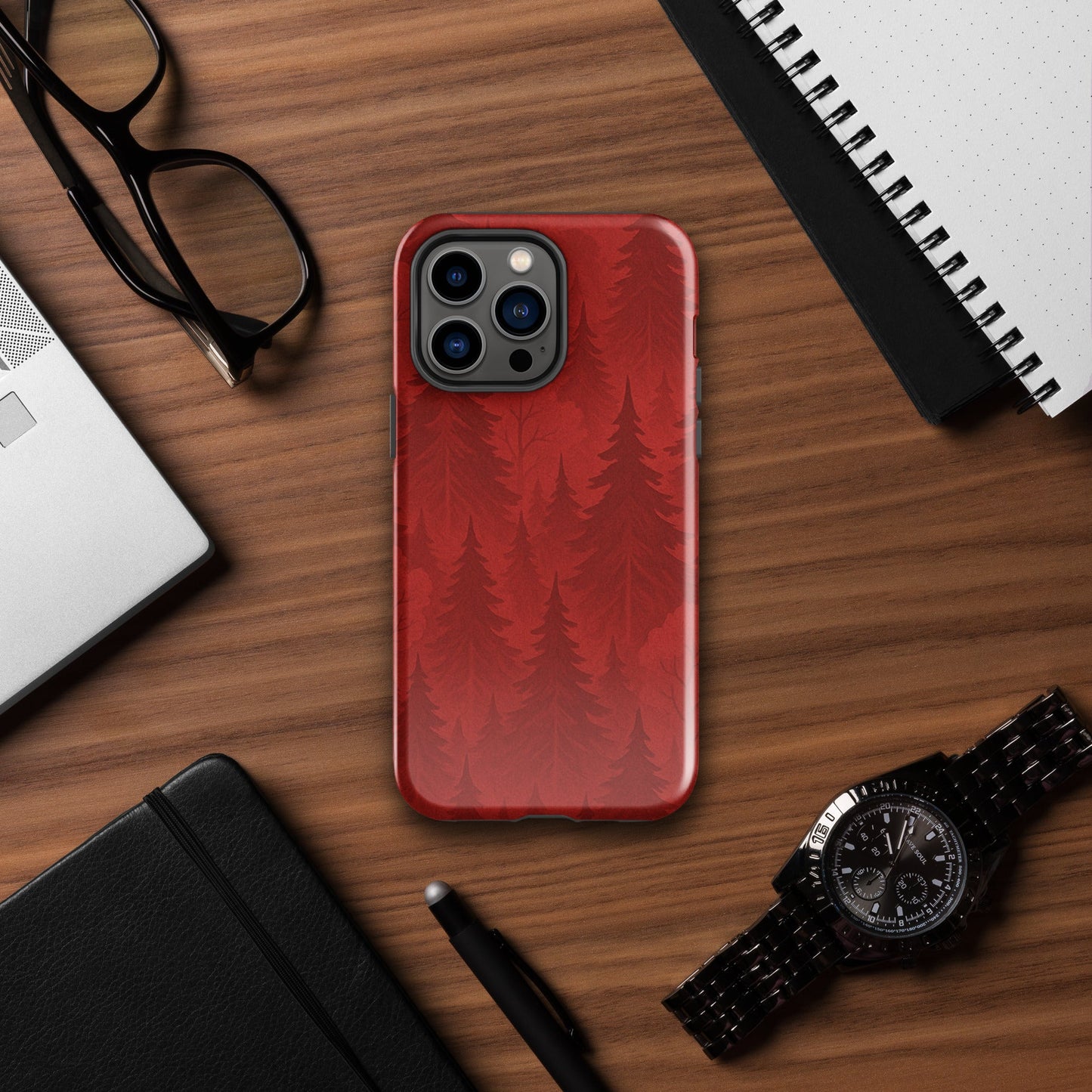Red Forest - Tough Case for iPhone® - Studio ZD - 