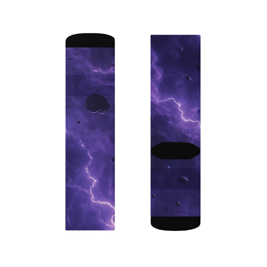 Royal Cosmic Storm - Crew Socks - Studio ZD - 