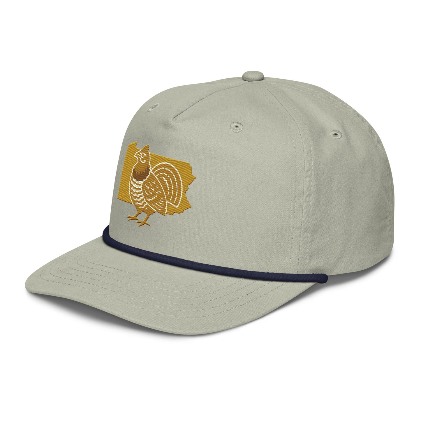 Ruffed Grouse - Golf Rope Hat - State Bird Spotlight - Pennsylvania - Golf ZD - Studio ZD - 