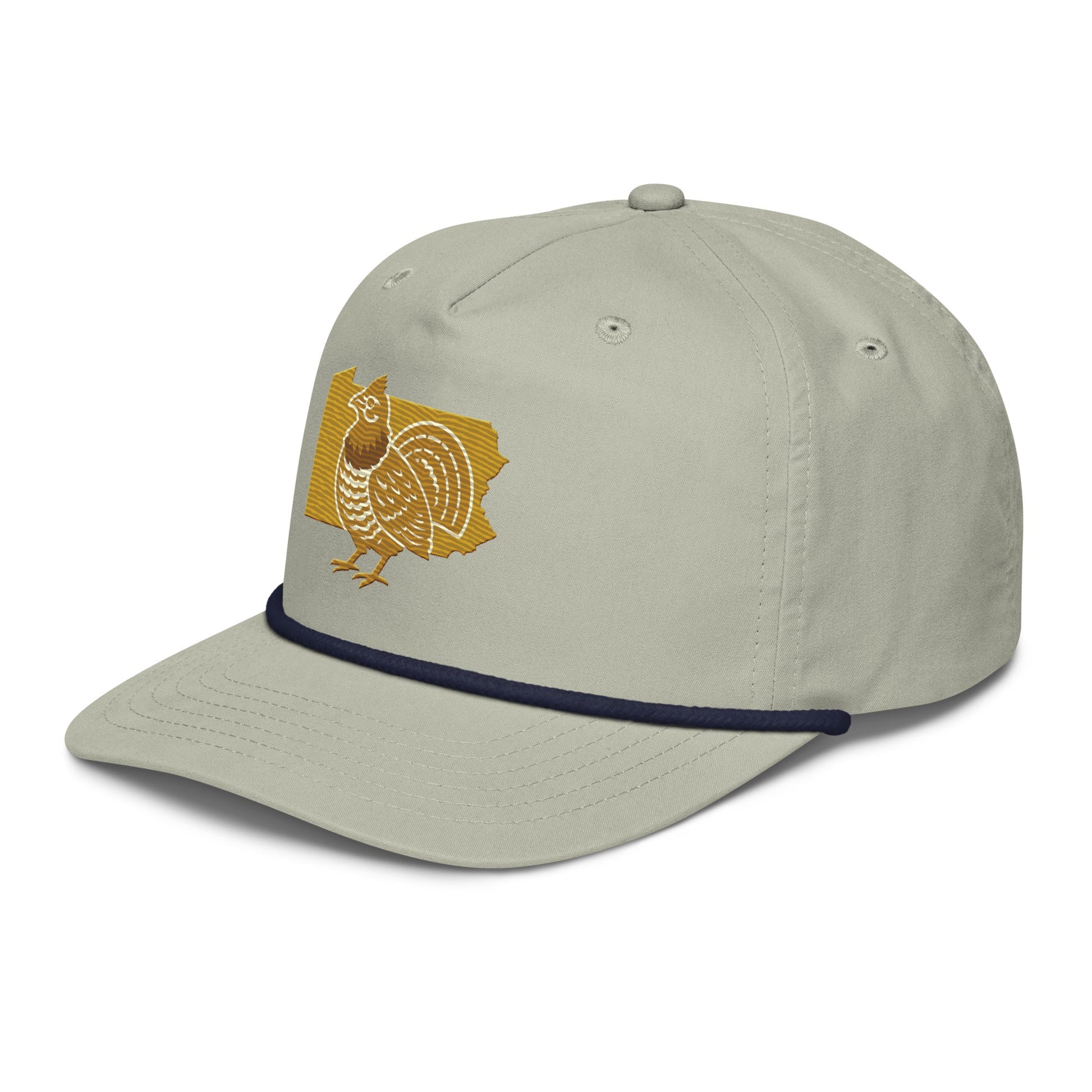 Ruffed Grouse - Golf Rope Hat - State Bird Spotlight - Pennsylvania - Golf ZD - Studio ZD - 