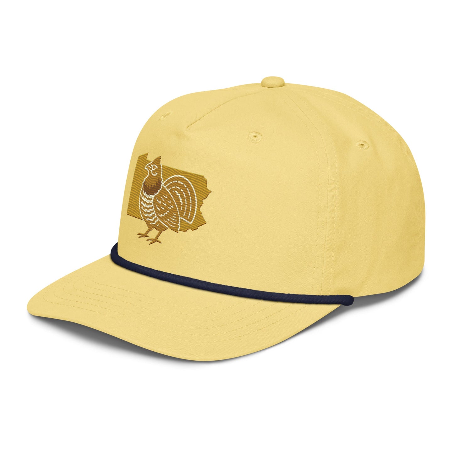 Ruffed Grouse - Golf Rope Hat - State Bird Spotlight - Pennsylvania - Golf ZD - Studio ZD - 