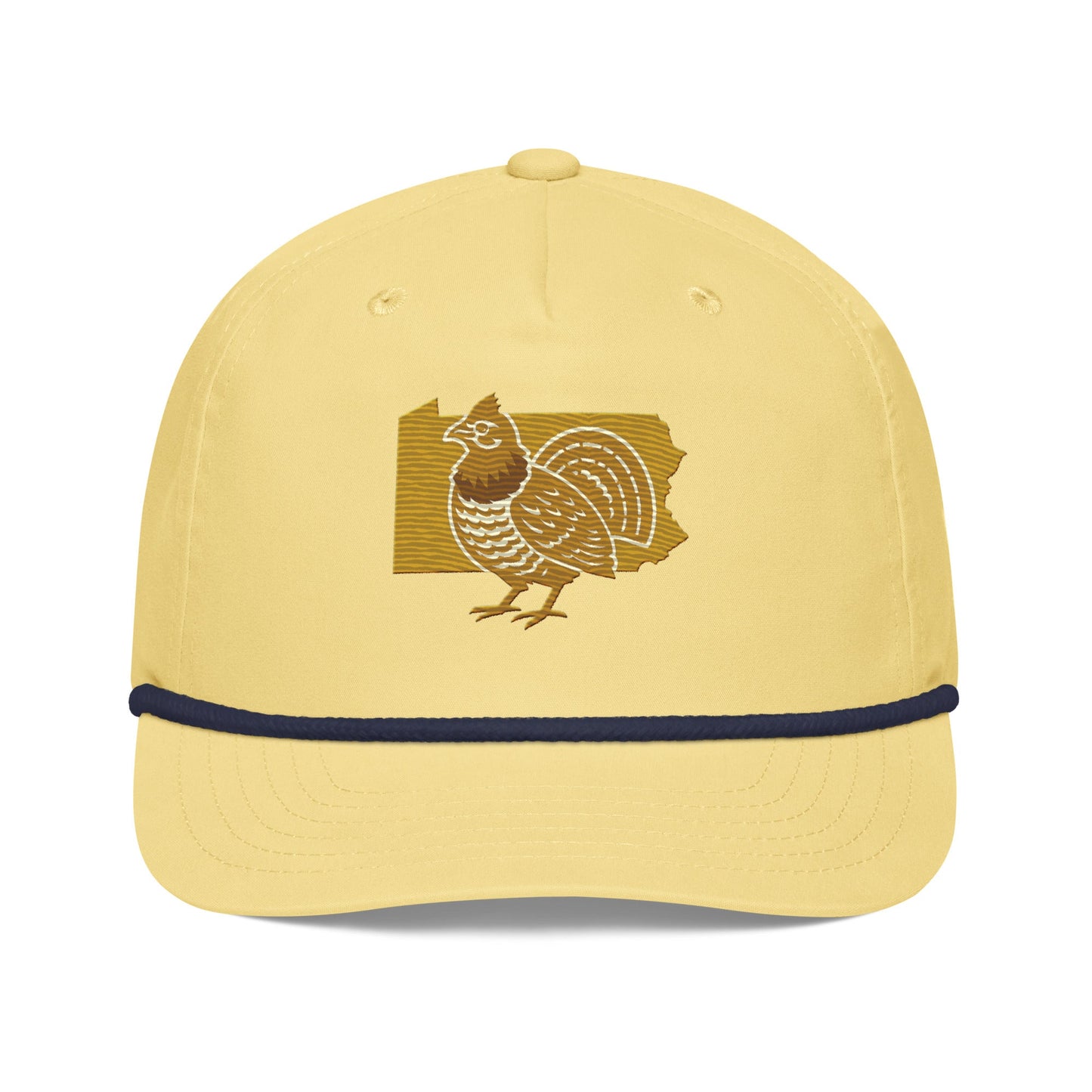 Ruffed Grouse - Golf Rope Hat - State Bird Spotlight - Pennsylvania - Golf ZD - Studio ZD - 