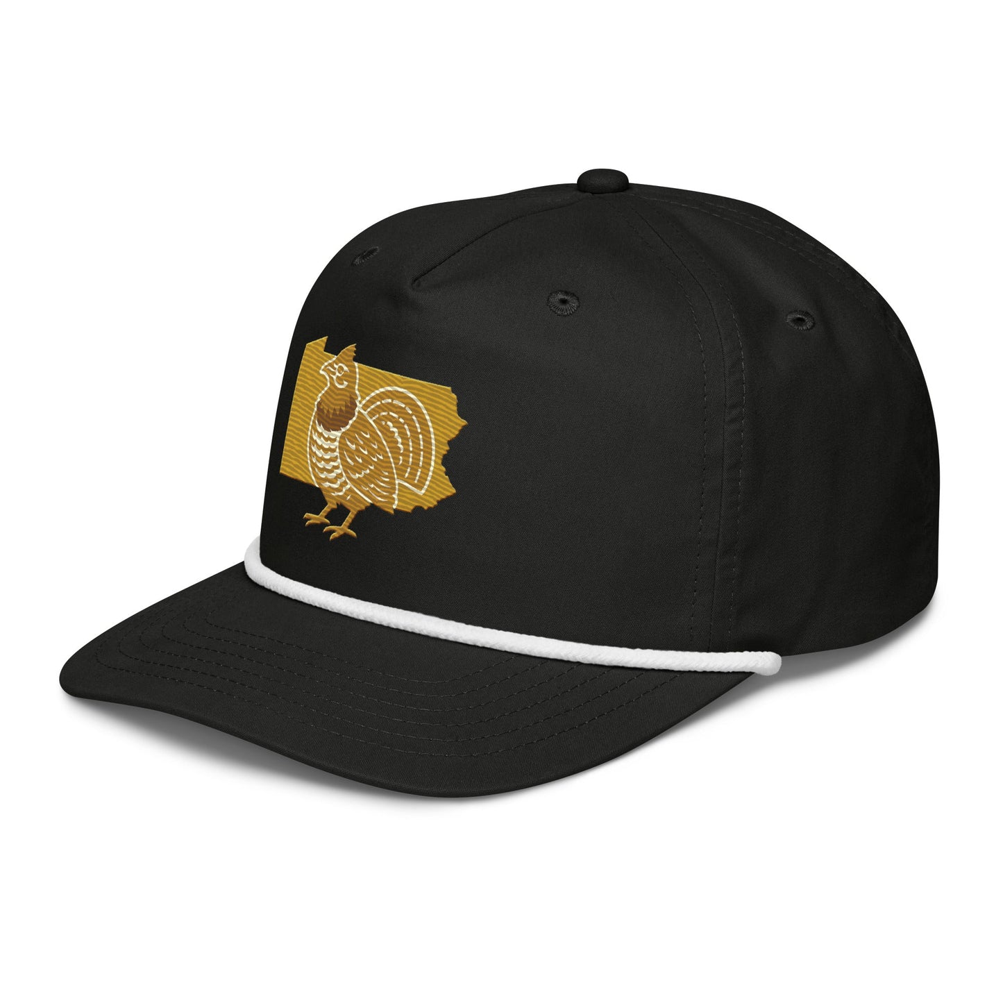 Ruffed Grouse - Golf Rope Hat - State Bird Spotlight - Pennsylvania - Golf ZD - Studio ZD - 