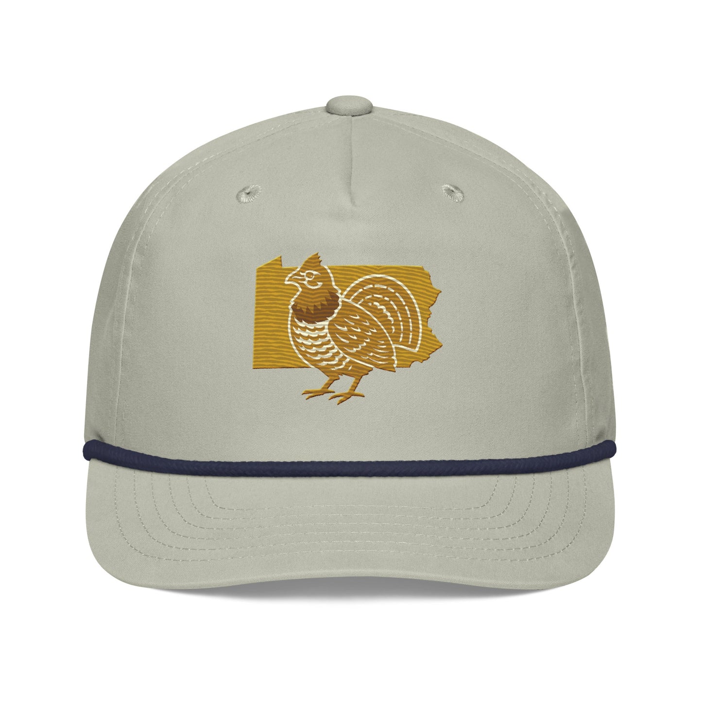 Ruffed Grouse - Golf Rope Hat - State Bird Spotlight - Pennsylvania - Golf ZD - Studio ZD - 