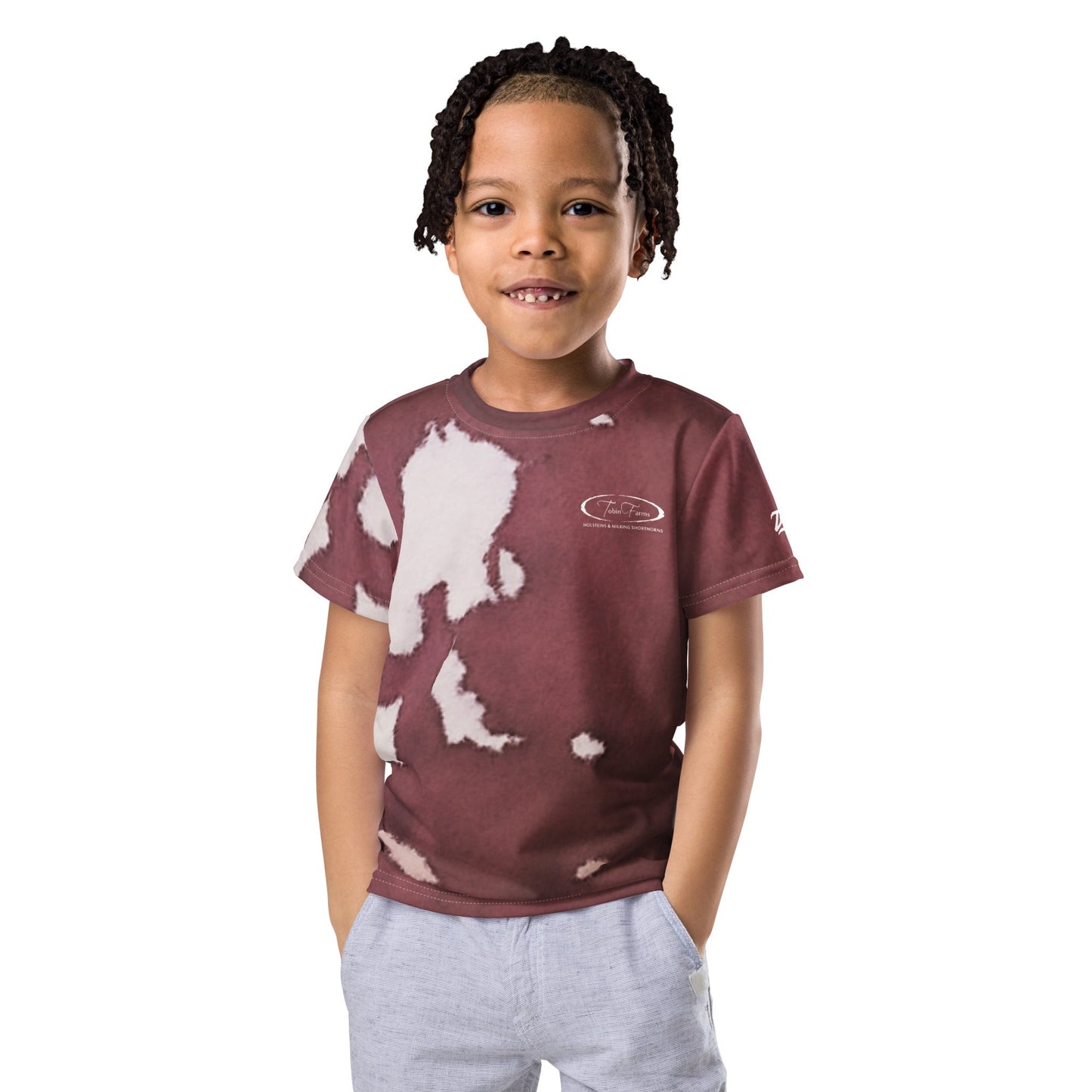 Tobin Farms - Peanut Butter - Kids Crew Neck T-Shirt - Studio ZD - 