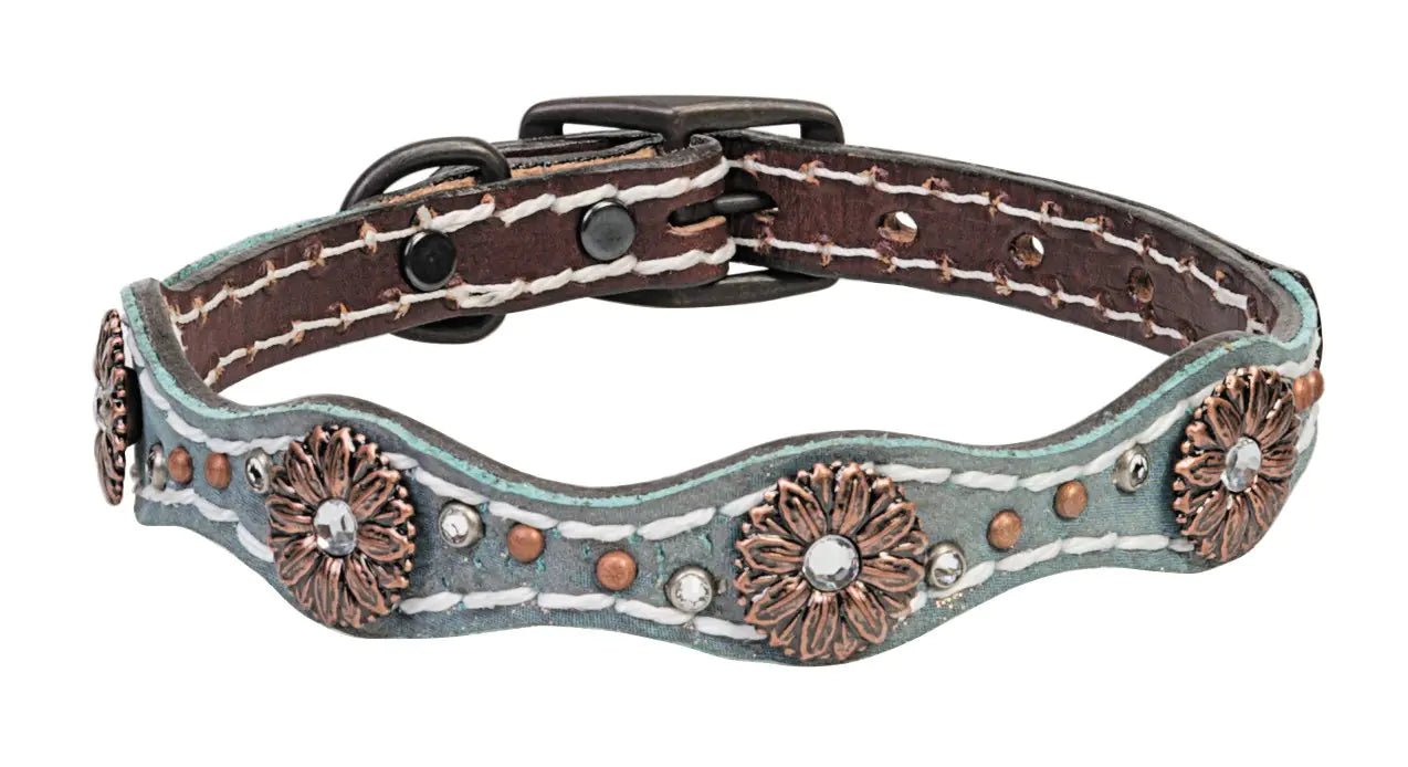 Weaver Pet Savannah Dog Collar - 5/8 X 11 - Inch - Studio ZD - 