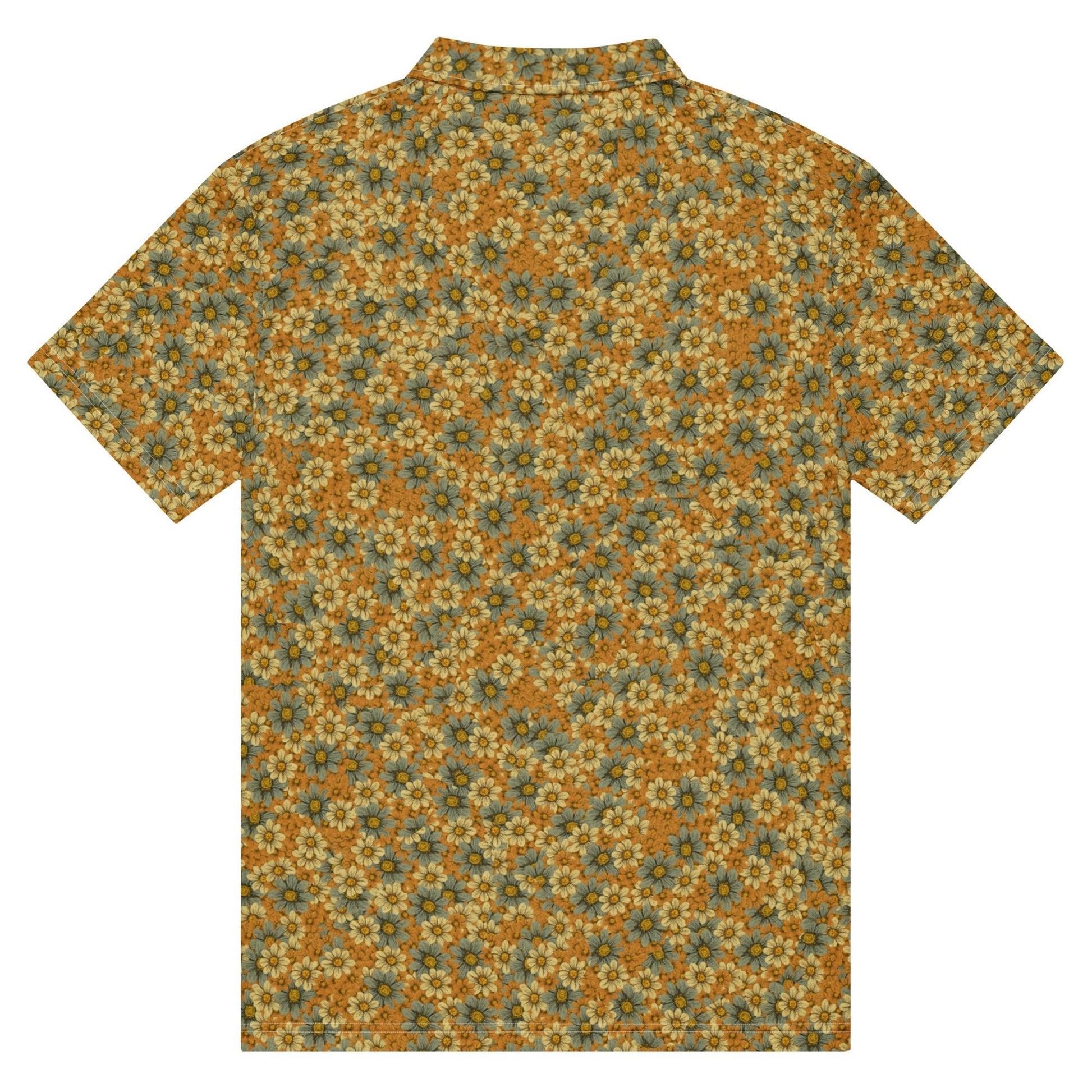 Zen Floral Pattern - Men’s Slim Fit Polo - Golf ZD - Studio ZD - 