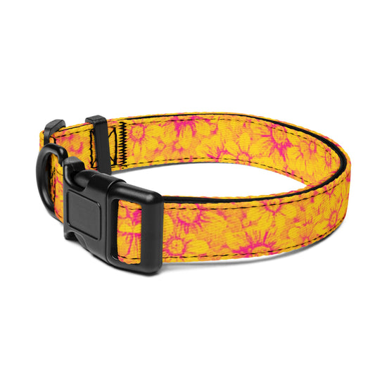Zen Flower Pattern - Dog Collar - Coop and Carter's - Studio ZD - 